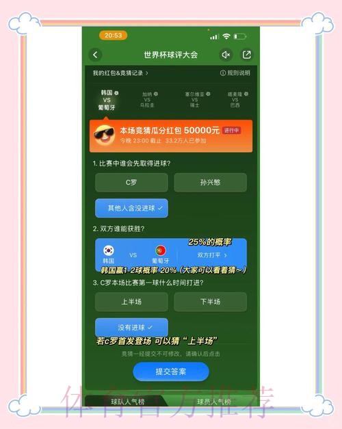 世界杯竞猜热门推荐与实用攻略